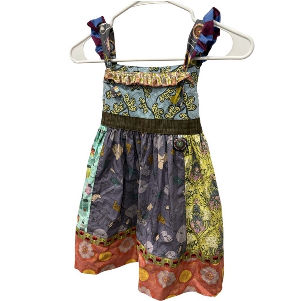 Matilda Jane Size 6 “Character Counts”Dress with Broadway Knots - Picture 3 of 7